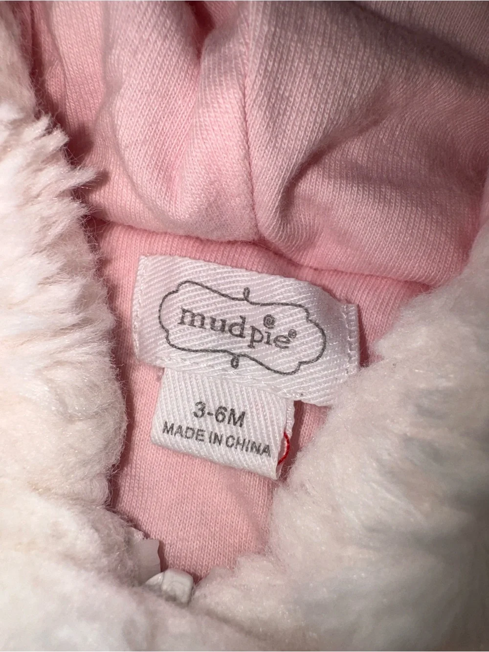 Mud Pie plush white